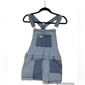 Jordache 2 Denim Short Overalls